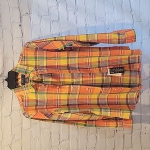 Polo Ralph Lauren Plaid button front shirt sz-sp